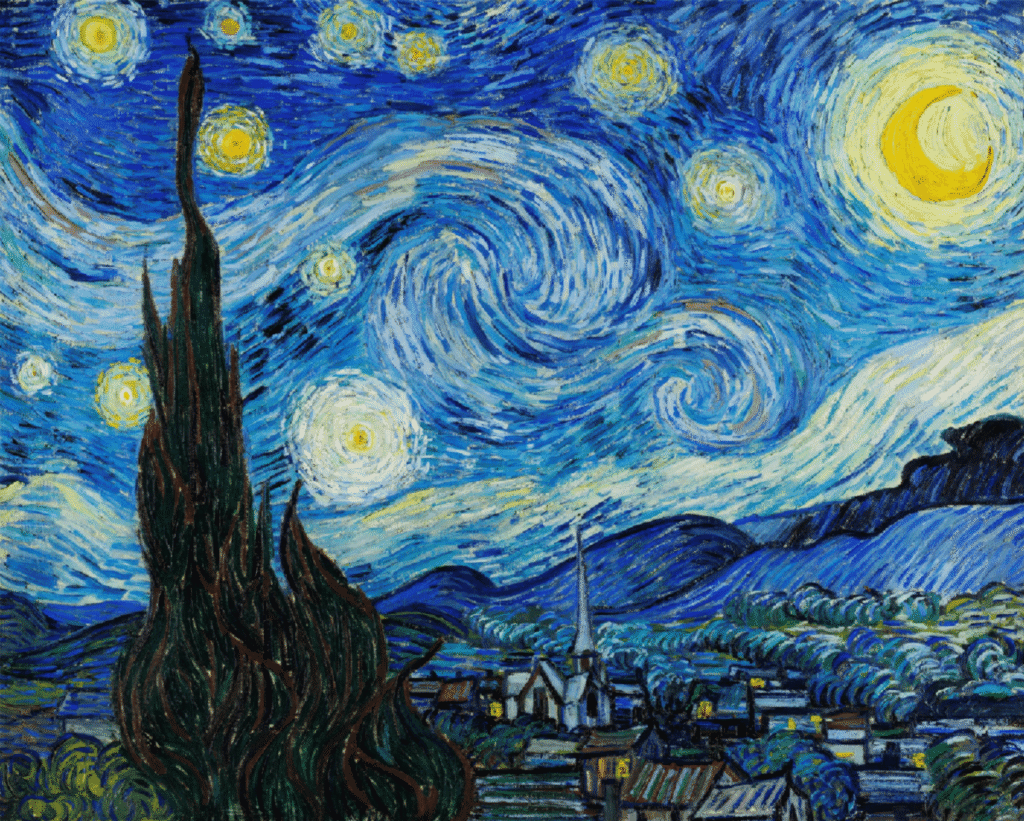 Vincent Van Gogh's The Starry Night (1889)